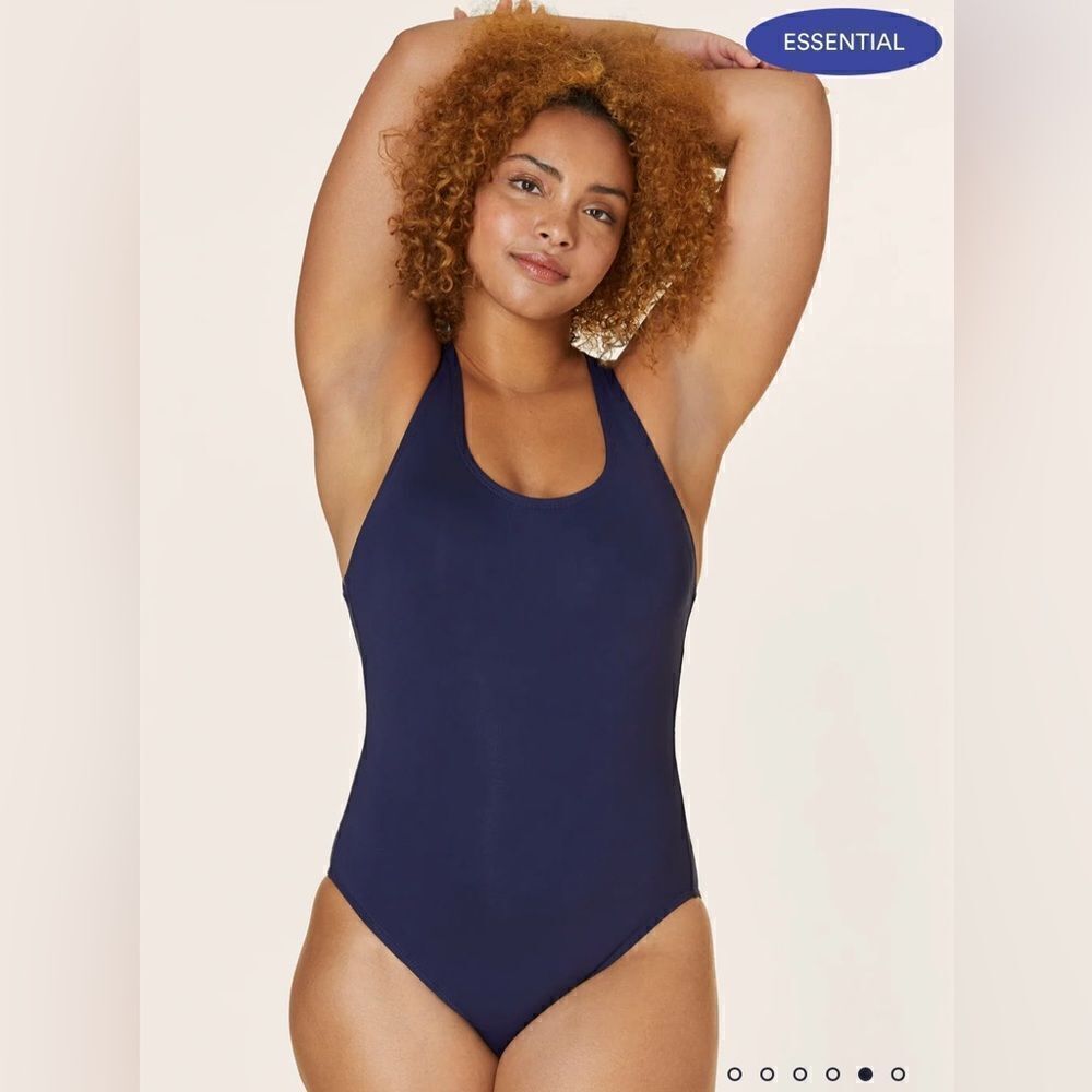 NWT Andie The Tulum One Piece in Flat Navy Size S